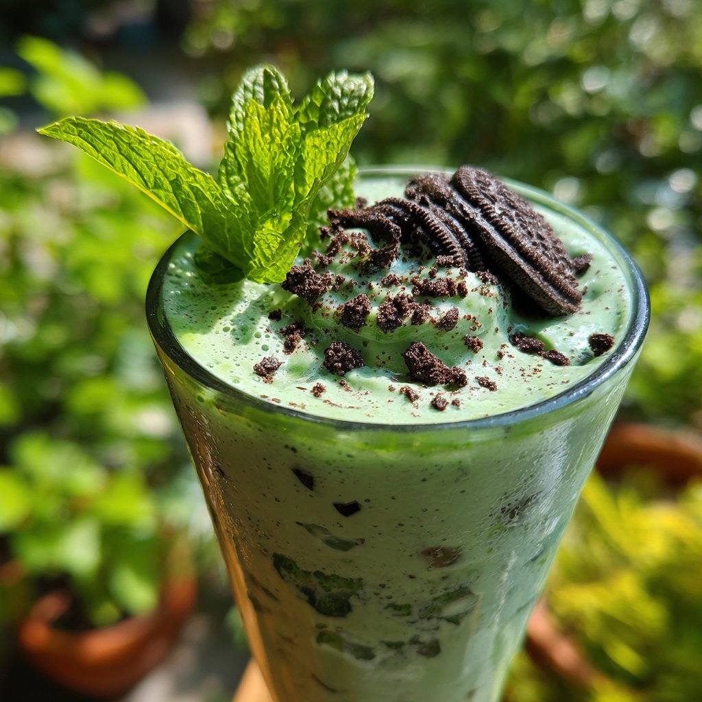 Mint Oreo Protein Shake