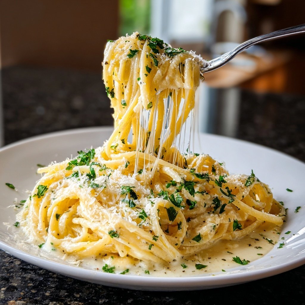 Quick Garlic Butter Pasta