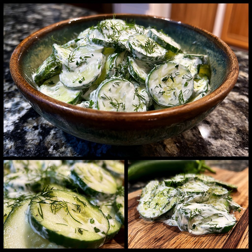Creamy Cucumber Dill Salad