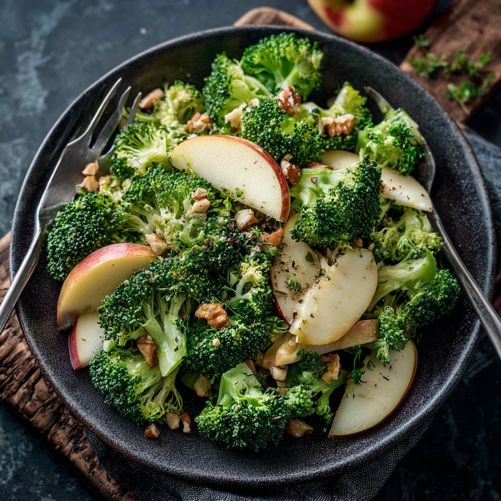 Broccoli and Apple Salad Delight