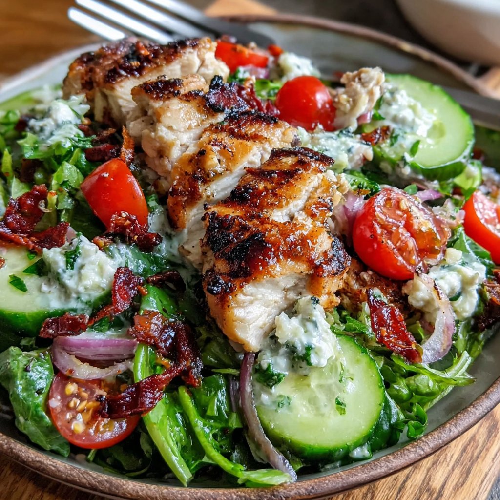 Spring Salad with Grilled Chicken