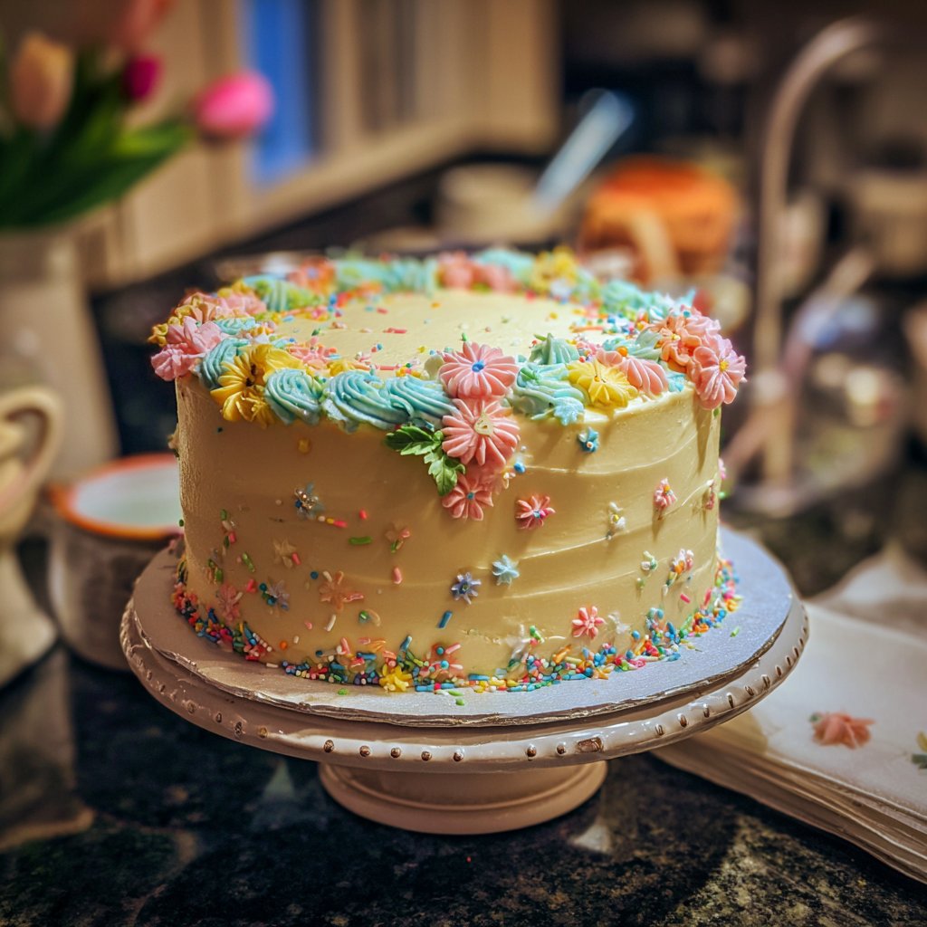 Pastel Eighteen Birthday Cake