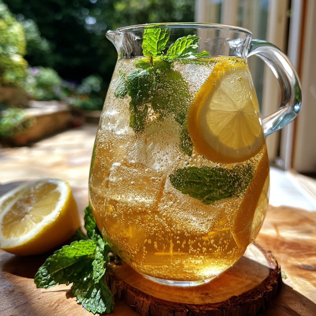 Refreshing Dandelion Spritz Tea